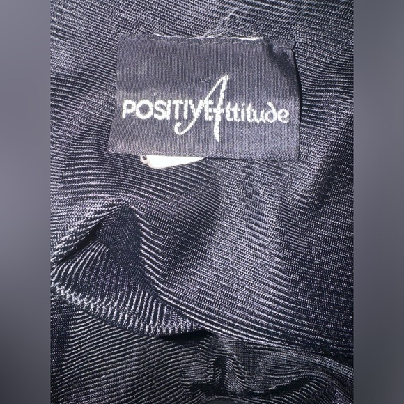 Positive Attitude Woman’s Long Formal Black Dress Size 12 - Picture 10 of 12